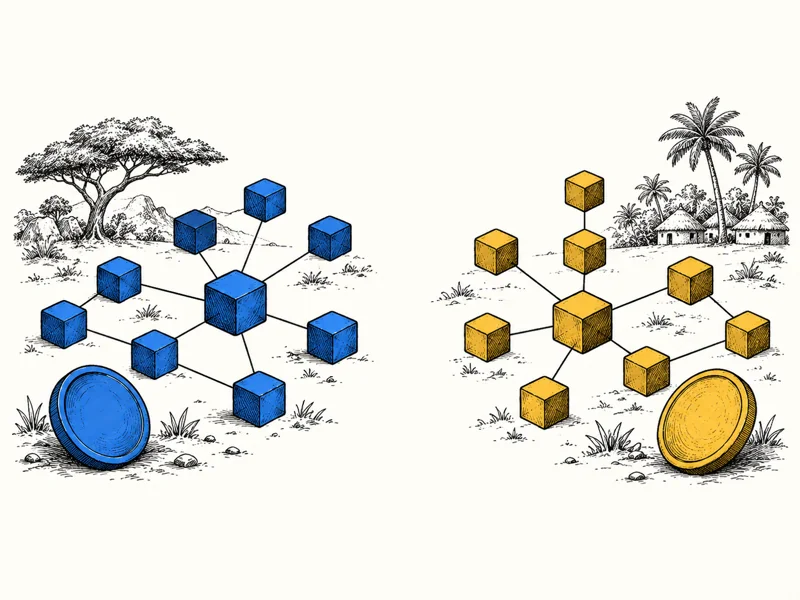 Separate networks help explain why the route matters.